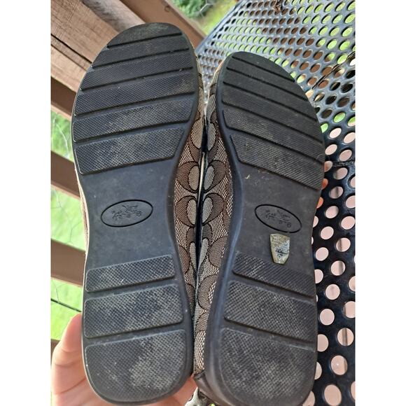 Coach Jacquard Loafers shoes flats Authentic - Picture 2 of 5